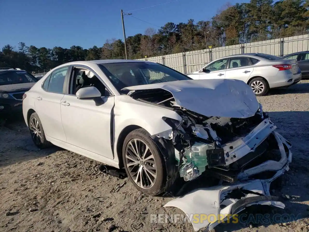 1 Photograph of a damaged car 4T1B11HK3KU217390 TOYOTA CAMRY 2019