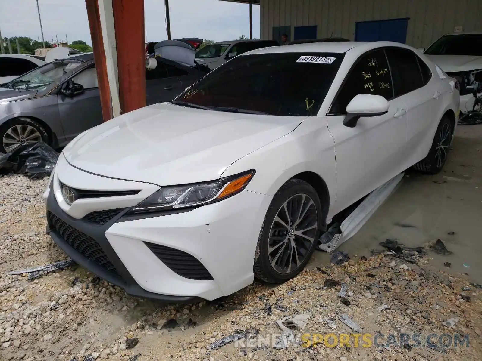 2 Photograph of a damaged car 4T1B11HK3KU217406 TOYOTA CAMRY 2019