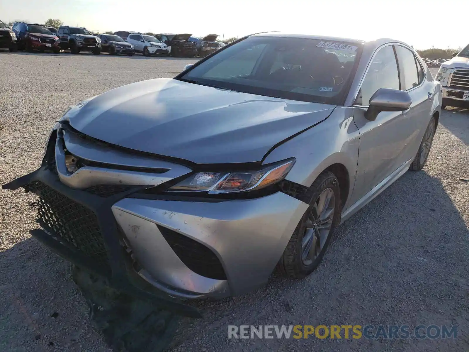 2 Photograph of a damaged car 4T1B11HK3KU218622 TOYOTA CAMRY 2019