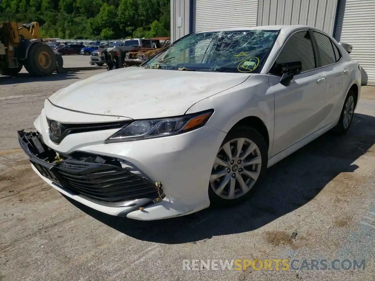 2 Photograph of a damaged car 4T1B11HK3KU218927 TOYOTA CAMRY 2019