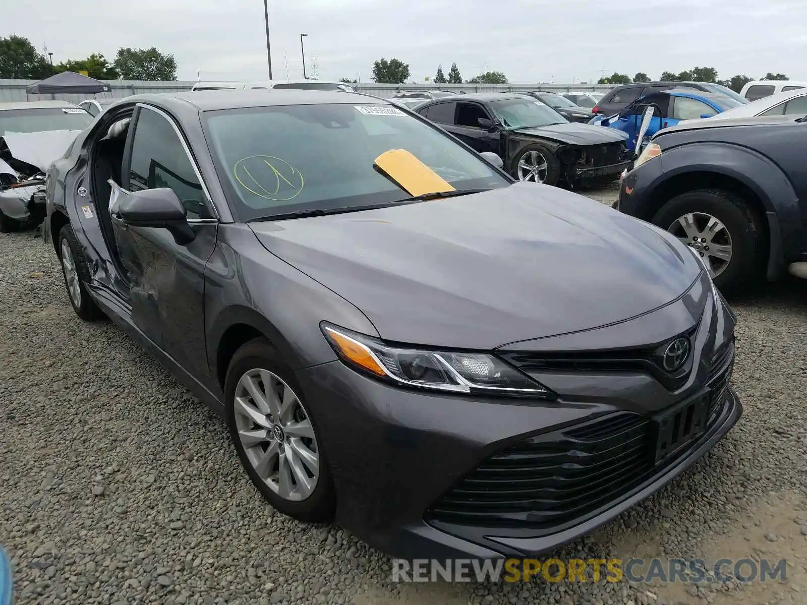 1 Photograph of a damaged car 4T1B11HK3KU220886 TOYOTA CAMRY 2019