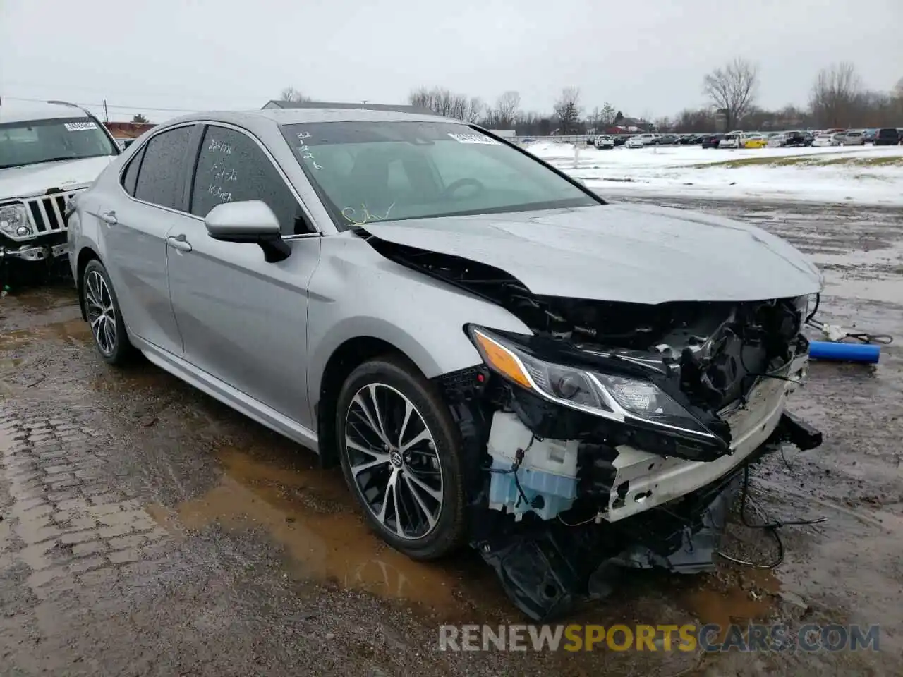 1 Photograph of a damaged car 4T1B11HK3KU222041 TOYOTA CAMRY 2019