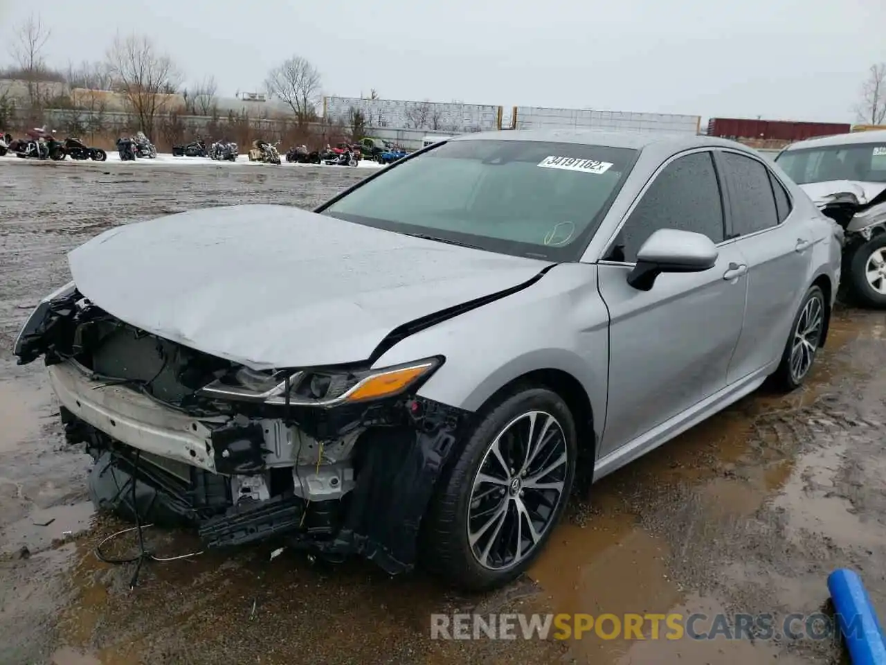 2 Photograph of a damaged car 4T1B11HK3KU222041 TOYOTA CAMRY 2019