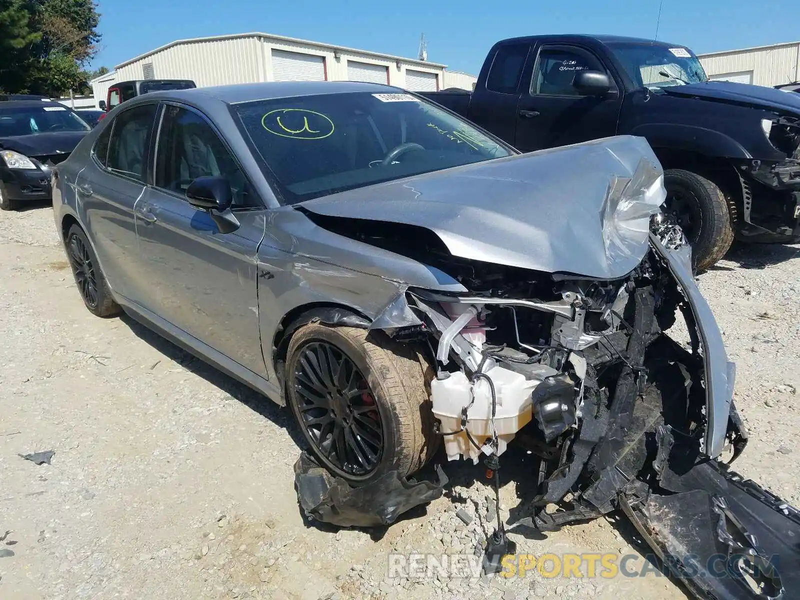 1 Photograph of a damaged car 4T1B11HK3KU225456 TOYOTA CAMRY 2019