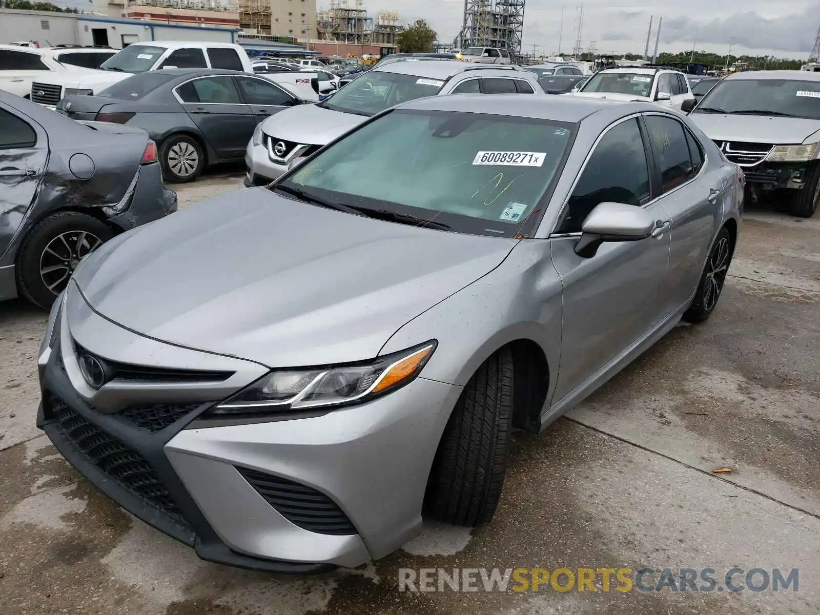 2 Photograph of a damaged car 4T1B11HK3KU225635 TOYOTA CAMRY 2019