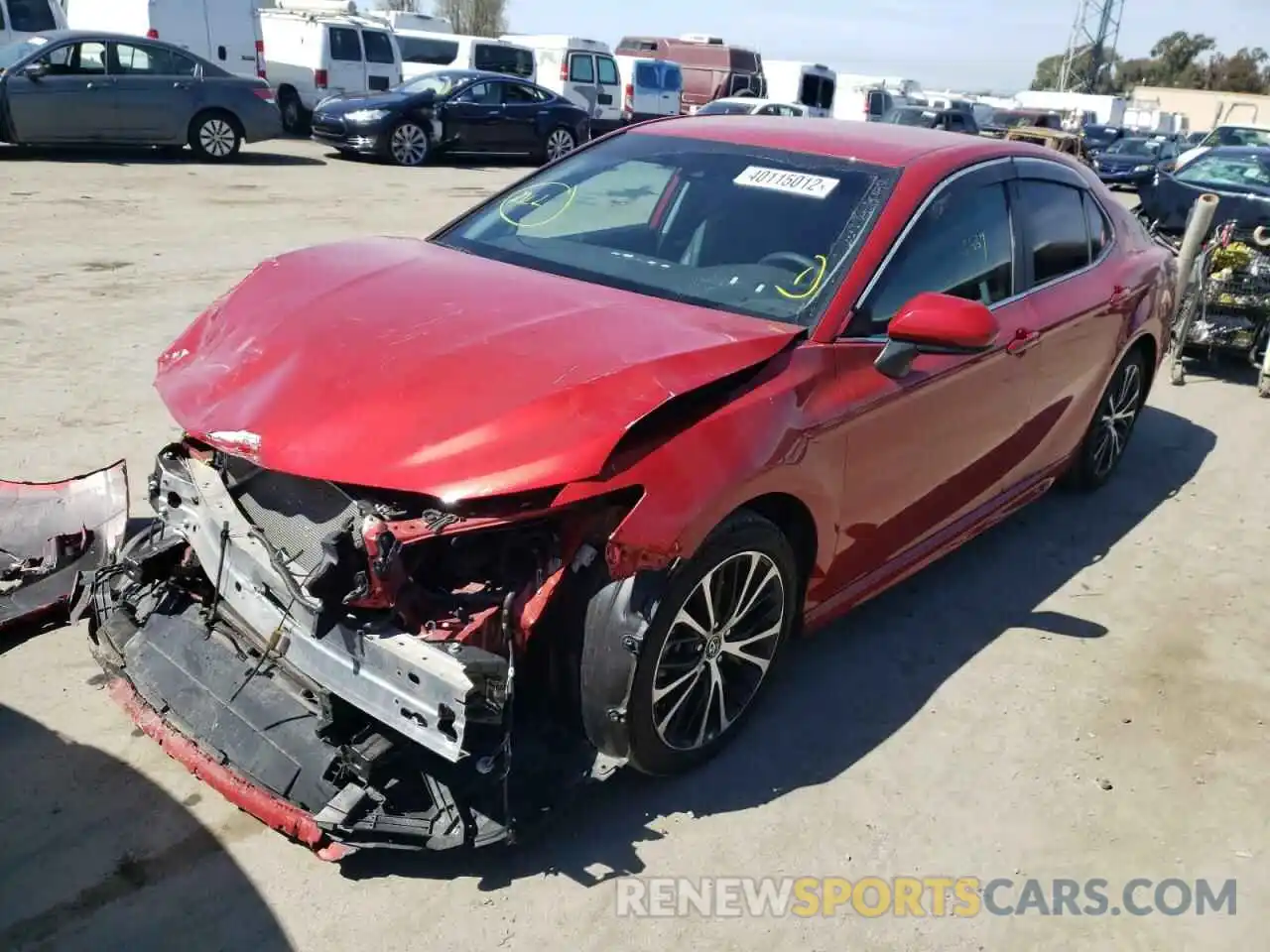 2 Photograph of a damaged car 4T1B11HK3KU226445 TOYOTA CAMRY 2019