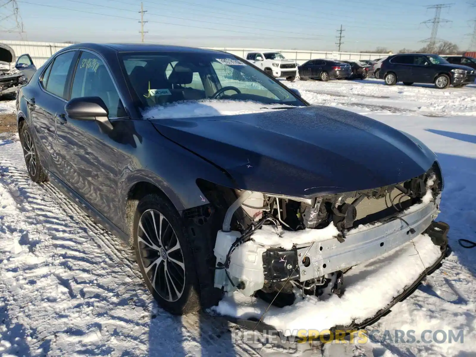 1 Photograph of a damaged car 4T1B11HK3KU227319 TOYOTA CAMRY 2019