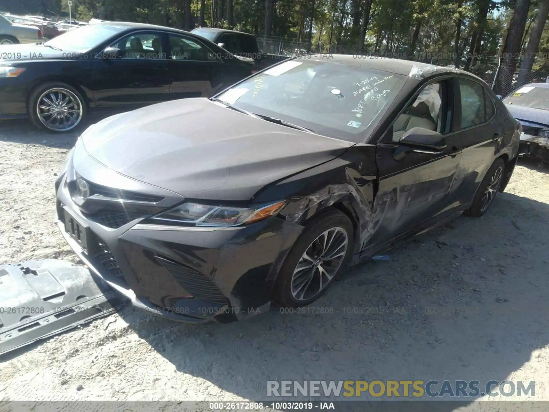 2 Photograph of a damaged car 4T1B11HK3KU227367 TOYOTA CAMRY 2019