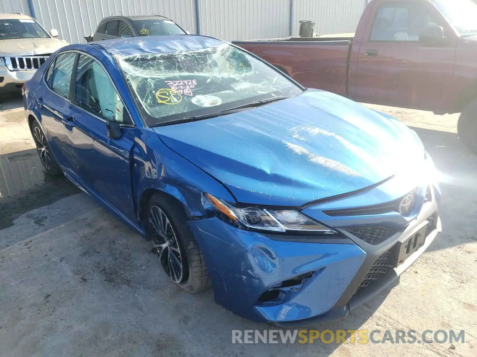 1 Photograph of a damaged car 4T1B11HK3KU228213 TOYOTA CAMRY 2019