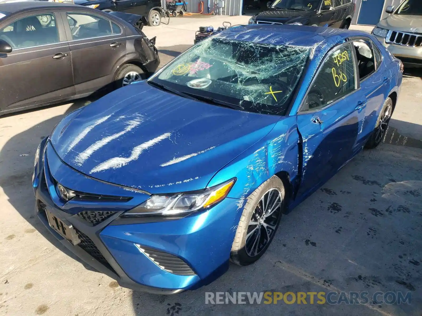 2 Photograph of a damaged car 4T1B11HK3KU228213 TOYOTA CAMRY 2019