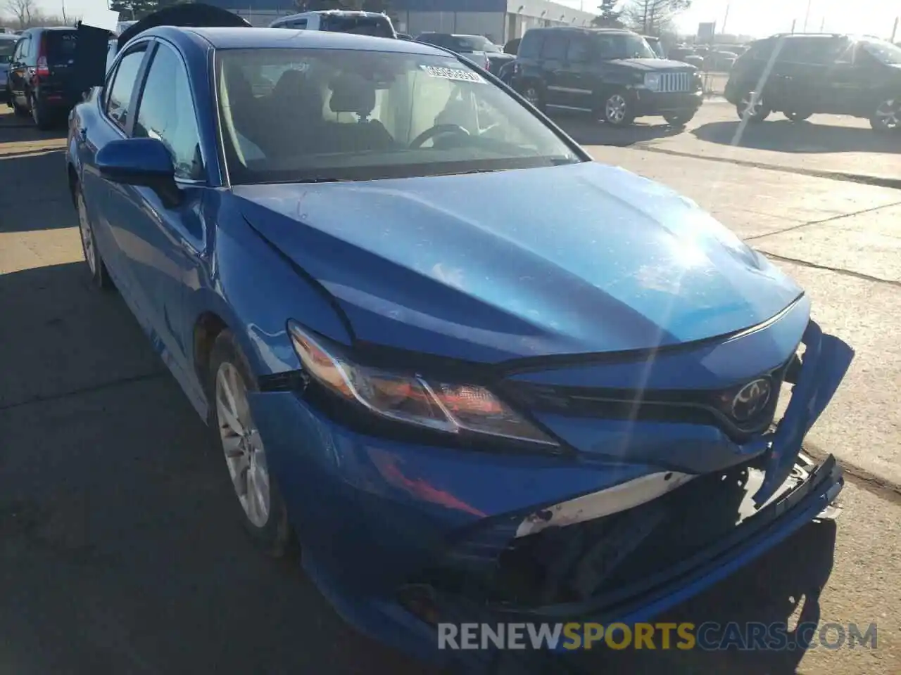 1 Photograph of a damaged car 4T1B11HK3KU228292 TOYOTA CAMRY 2019