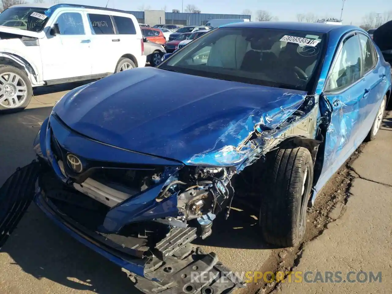 2 Photograph of a damaged car 4T1B11HK3KU228292 TOYOTA CAMRY 2019