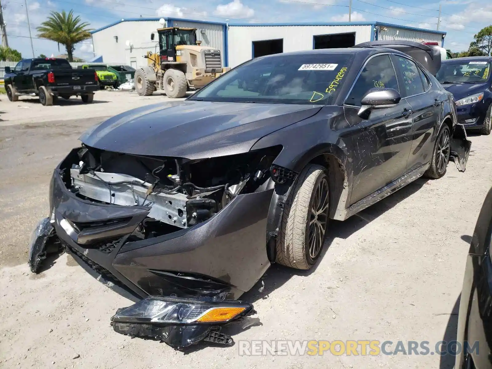 2 Photograph of a damaged car 4T1B11HK3KU228907 TOYOTA CAMRY 2019