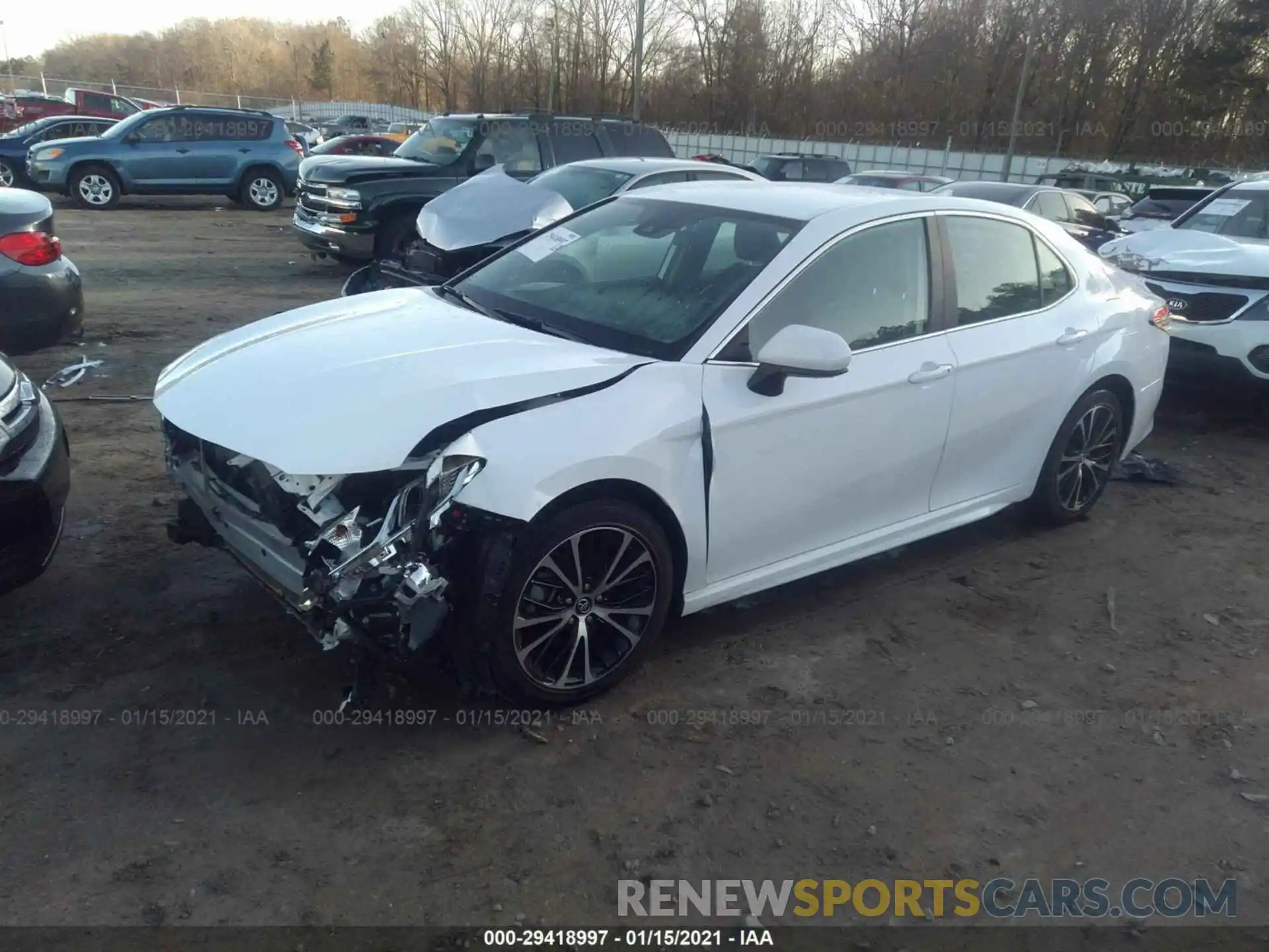 2 Photograph of a damaged car 4T1B11HK3KU229927 TOYOTA CAMRY 2019