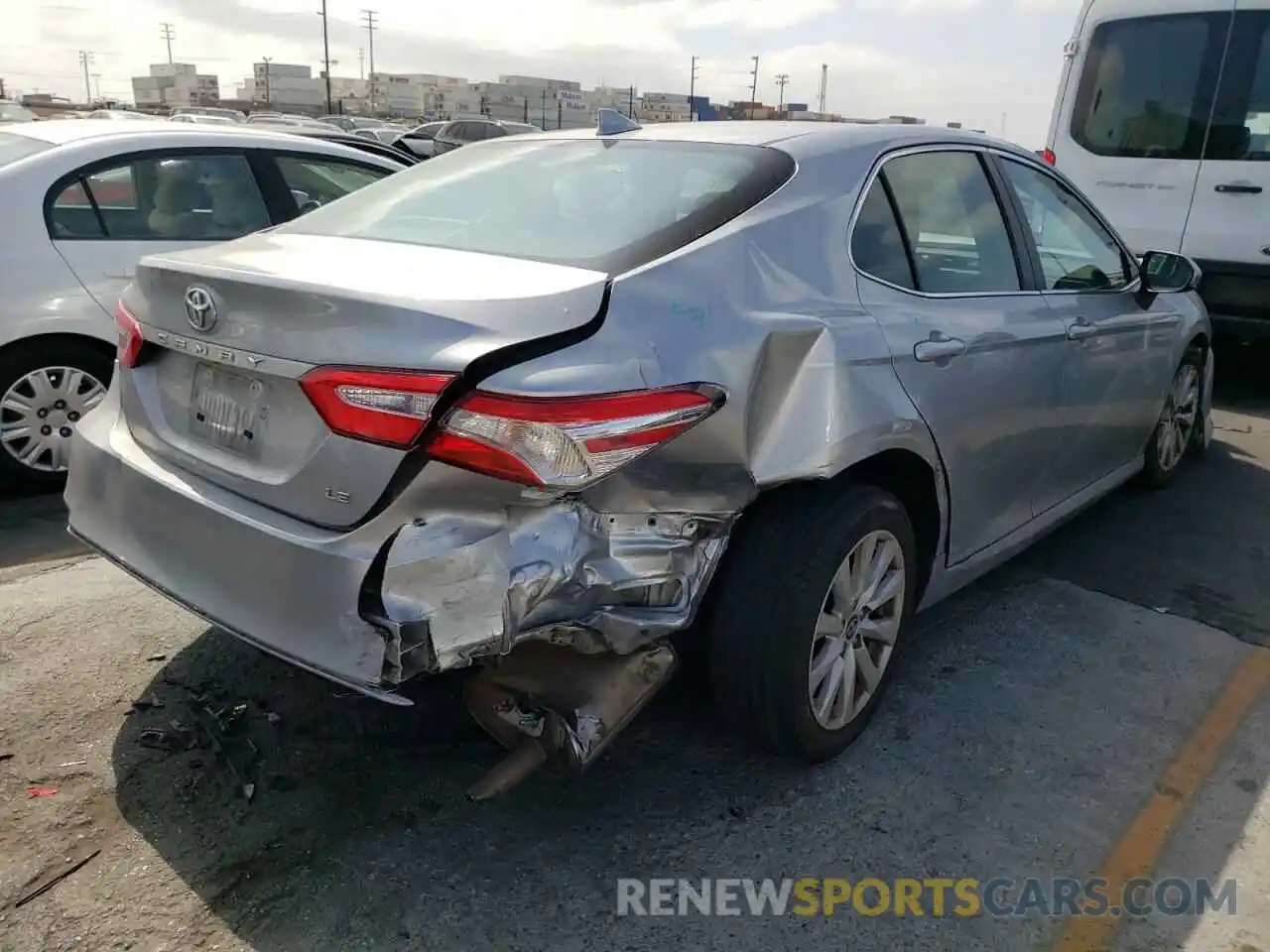 4 Photograph of a damaged car 4T1B11HK3KU229992 TOYOTA CAMRY 2019