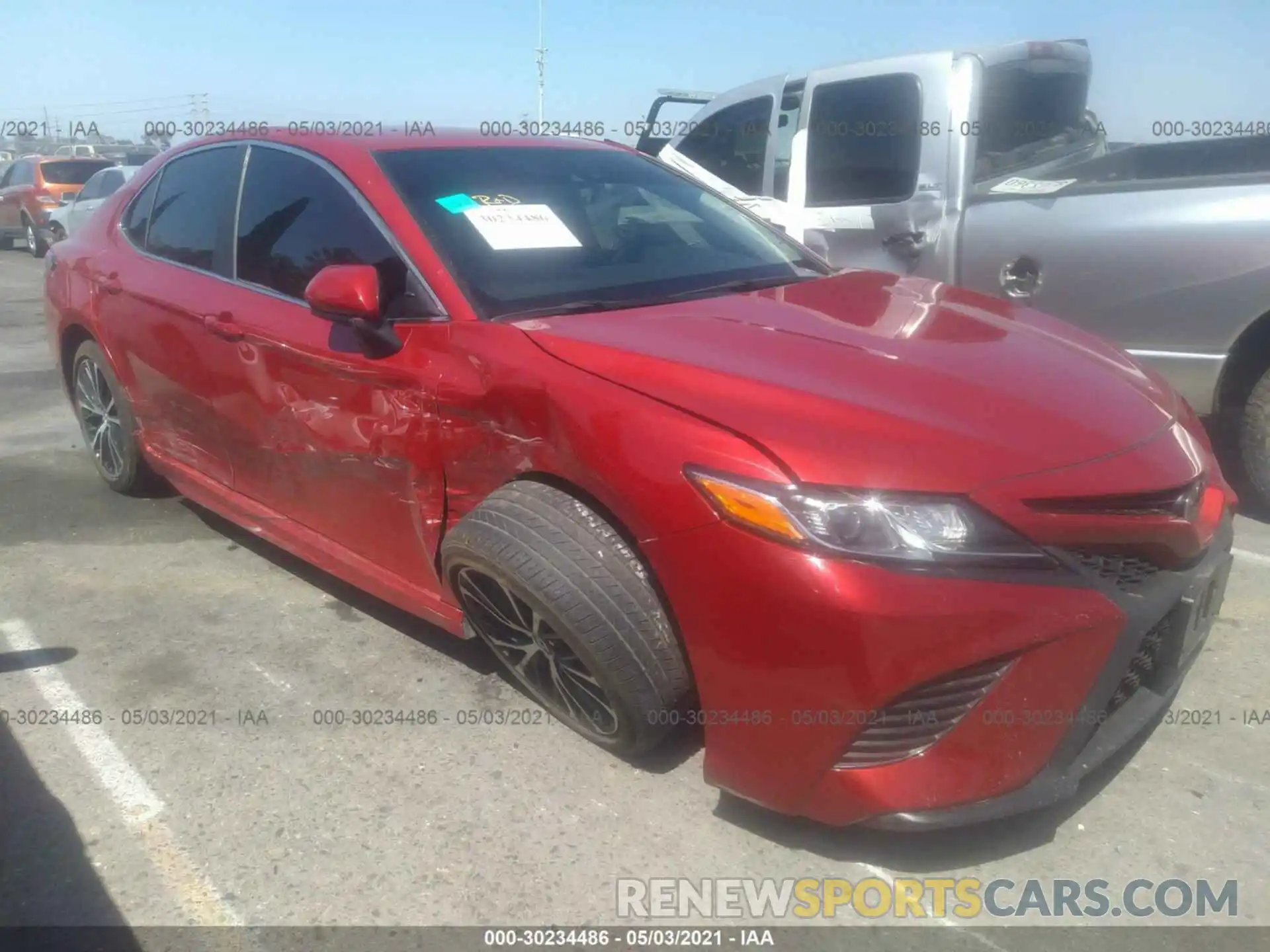 1 Photograph of a damaged car 4T1B11HK3KU230267 TOYOTA CAMRY 2019