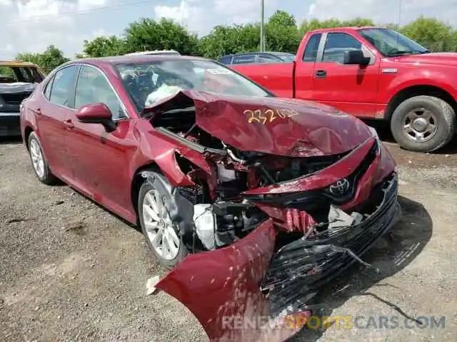 1 Photograph of a damaged car 4T1B11HK3KU232620 TOYOTA CAMRY 2019