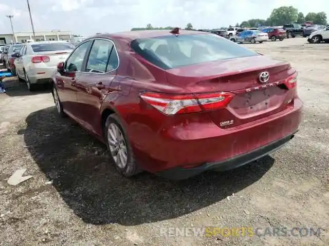 3 Photograph of a damaged car 4T1B11HK3KU232620 TOYOTA CAMRY 2019