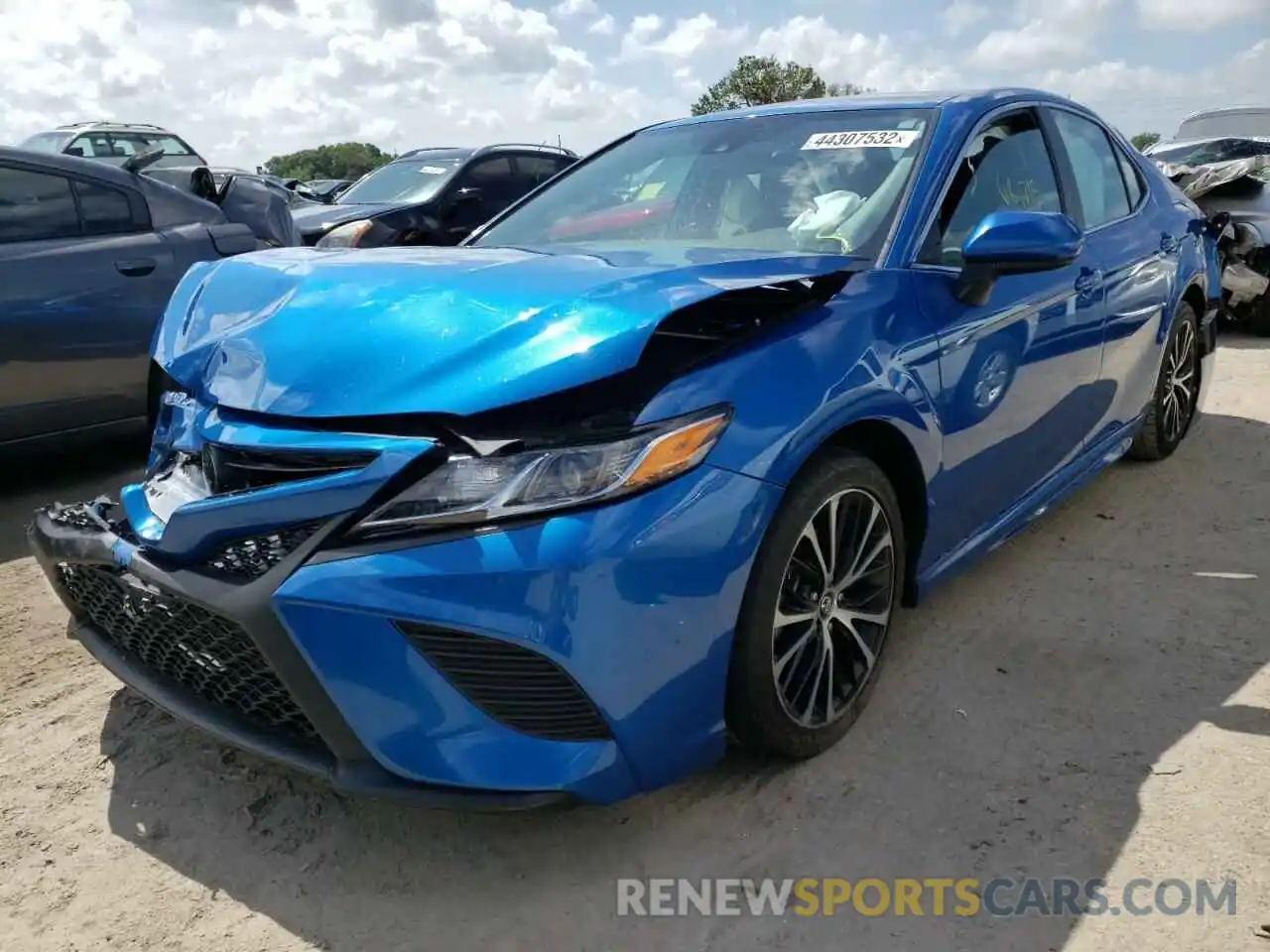 2 Photograph of a damaged car 4T1B11HK3KU235498 TOYOTA CAMRY 2019