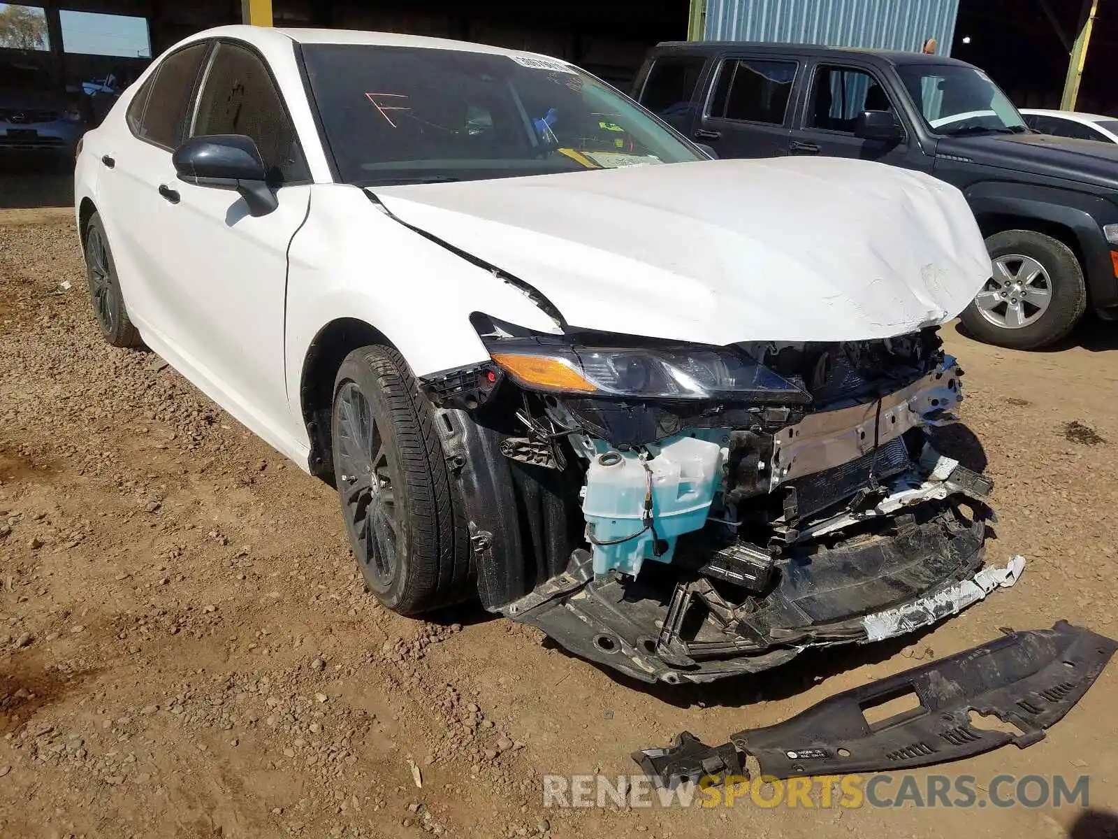 1 Photograph of a damaged car 4T1B11HK3KU235694 TOYOTA CAMRY 2019