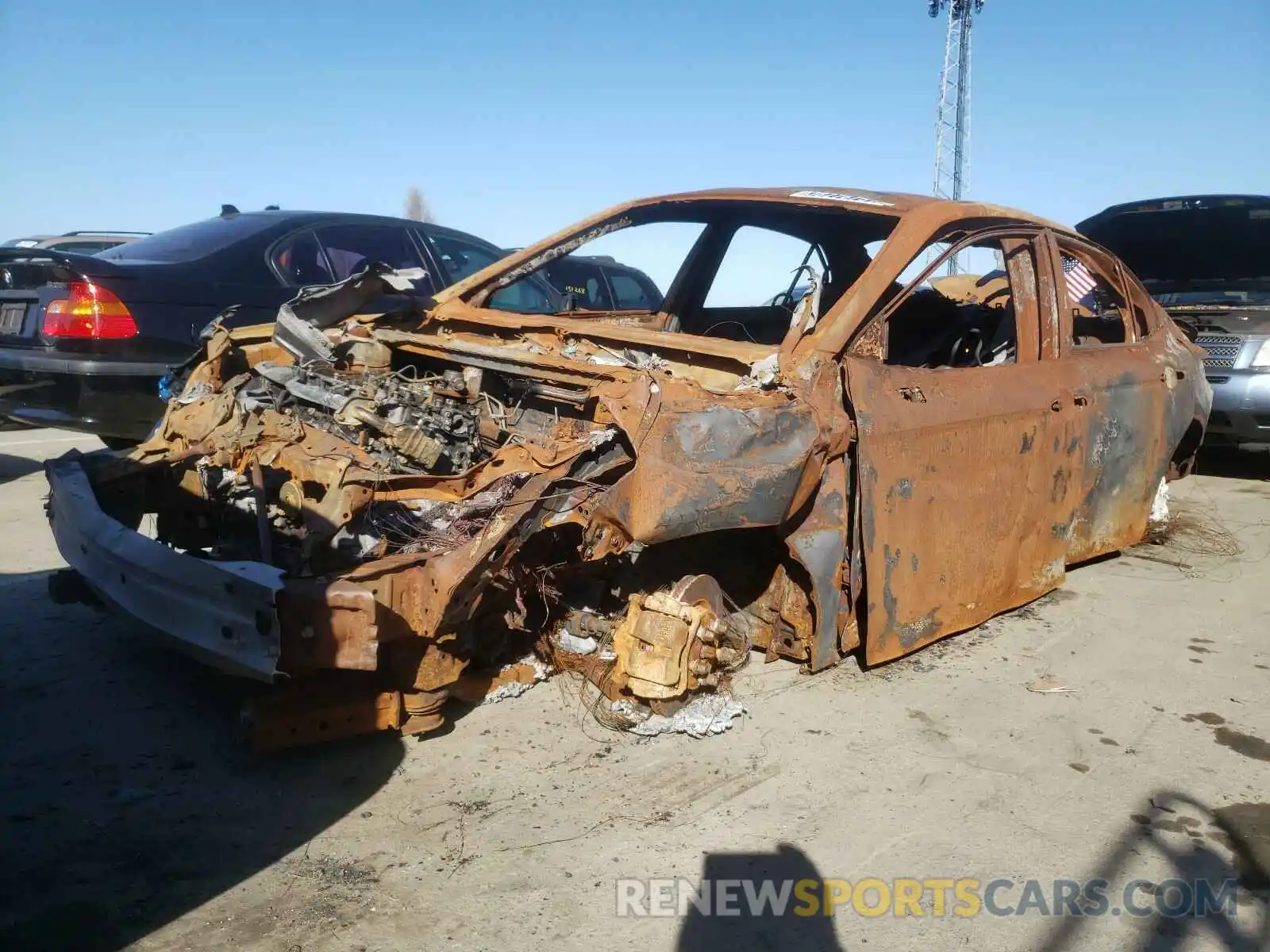 2 Photograph of a damaged car 4T1B11HK3KU236036 TOYOTA CAMRY 2019