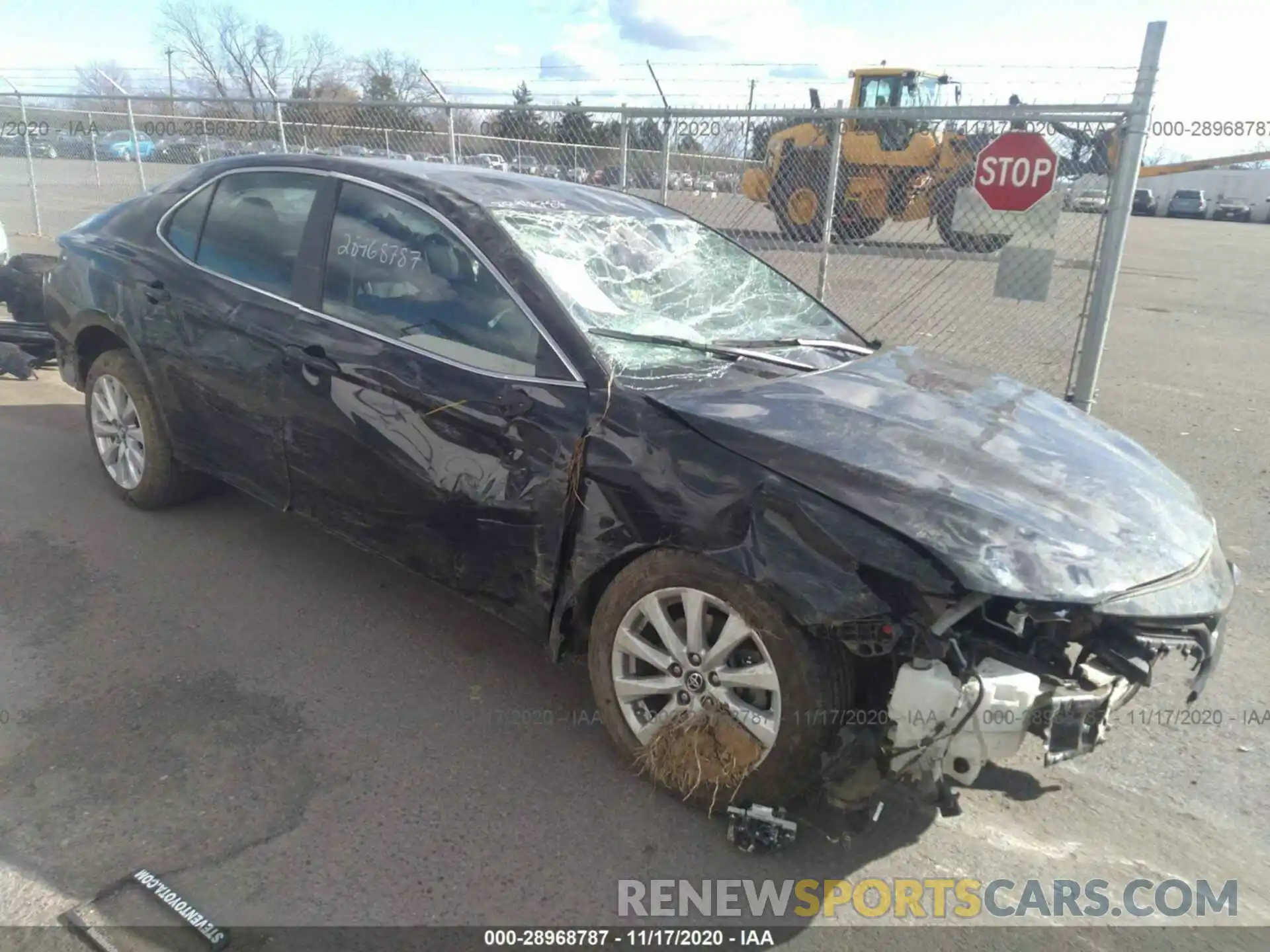 1 Photograph of a damaged car 4T1B11HK3KU237140 TOYOTA CAMRY 2019