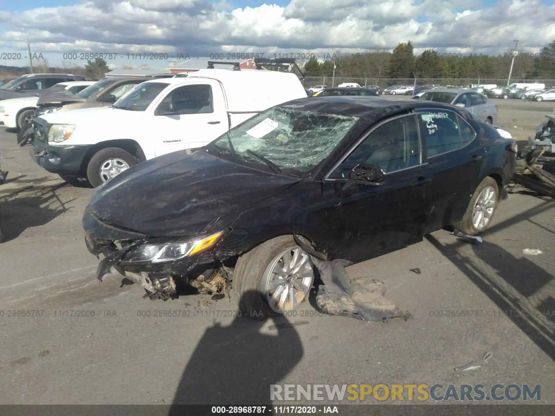 2 Photograph of a damaged car 4T1B11HK3KU237140 TOYOTA CAMRY 2019