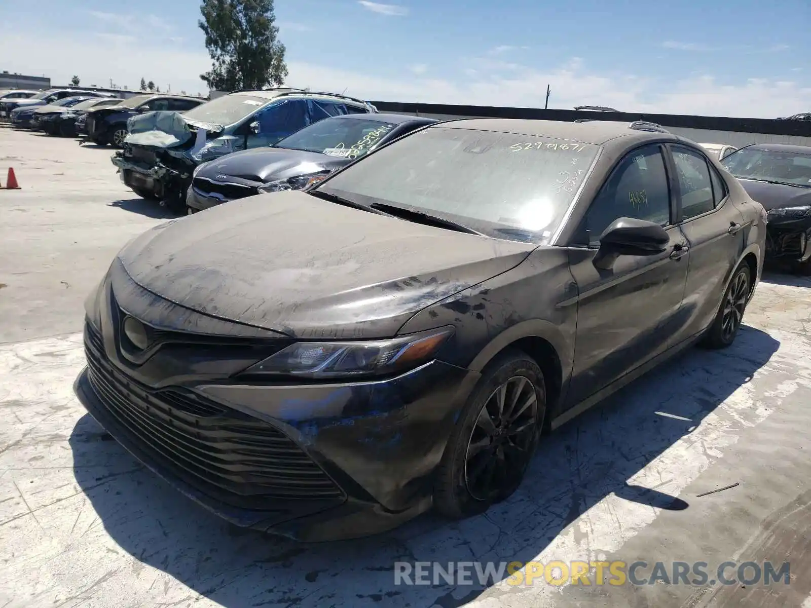 2 Photograph of a damaged car 4T1B11HK3KU237641 TOYOTA CAMRY 2019