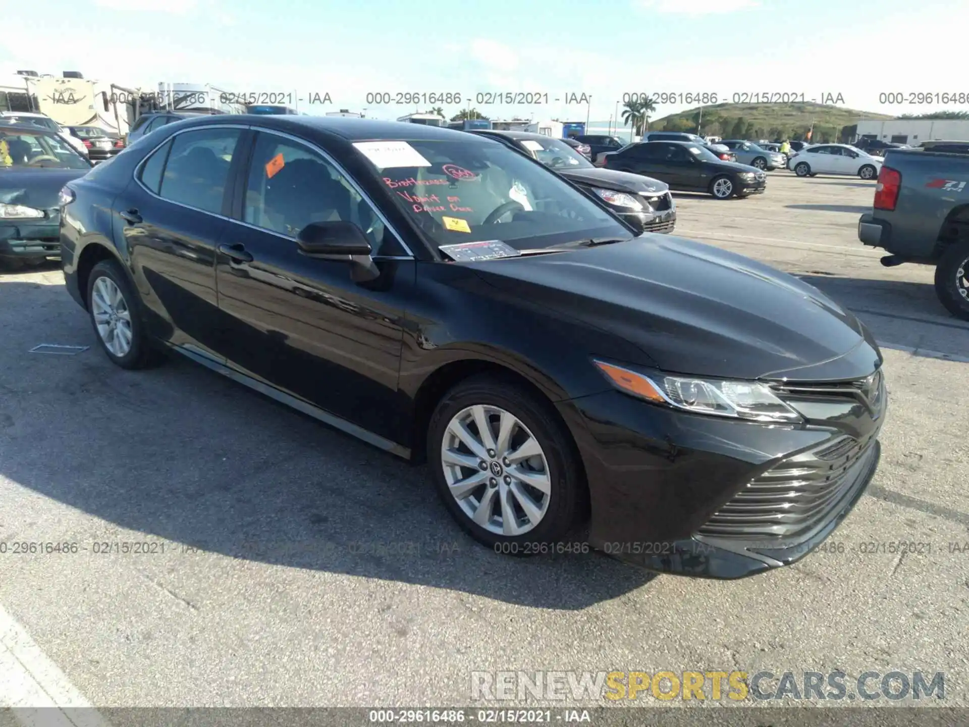 1 Photograph of a damaged car 4T1B11HK3KU238160 TOYOTA CAMRY 2019