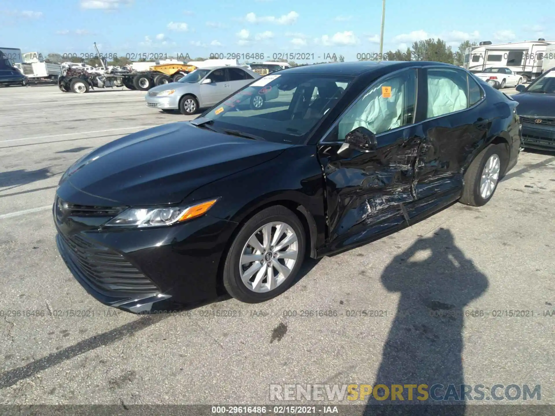 2 Photograph of a damaged car 4T1B11HK3KU238160 TOYOTA CAMRY 2019