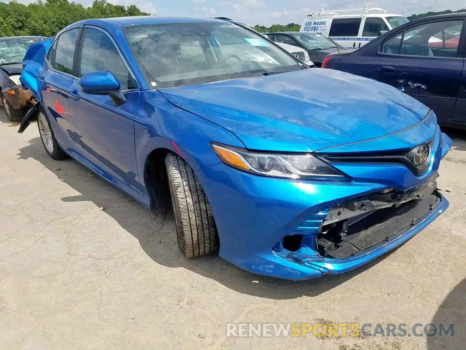 1 Photograph of a damaged car 4T1B11HK3KU238403 TOYOTA CAMRY 2019