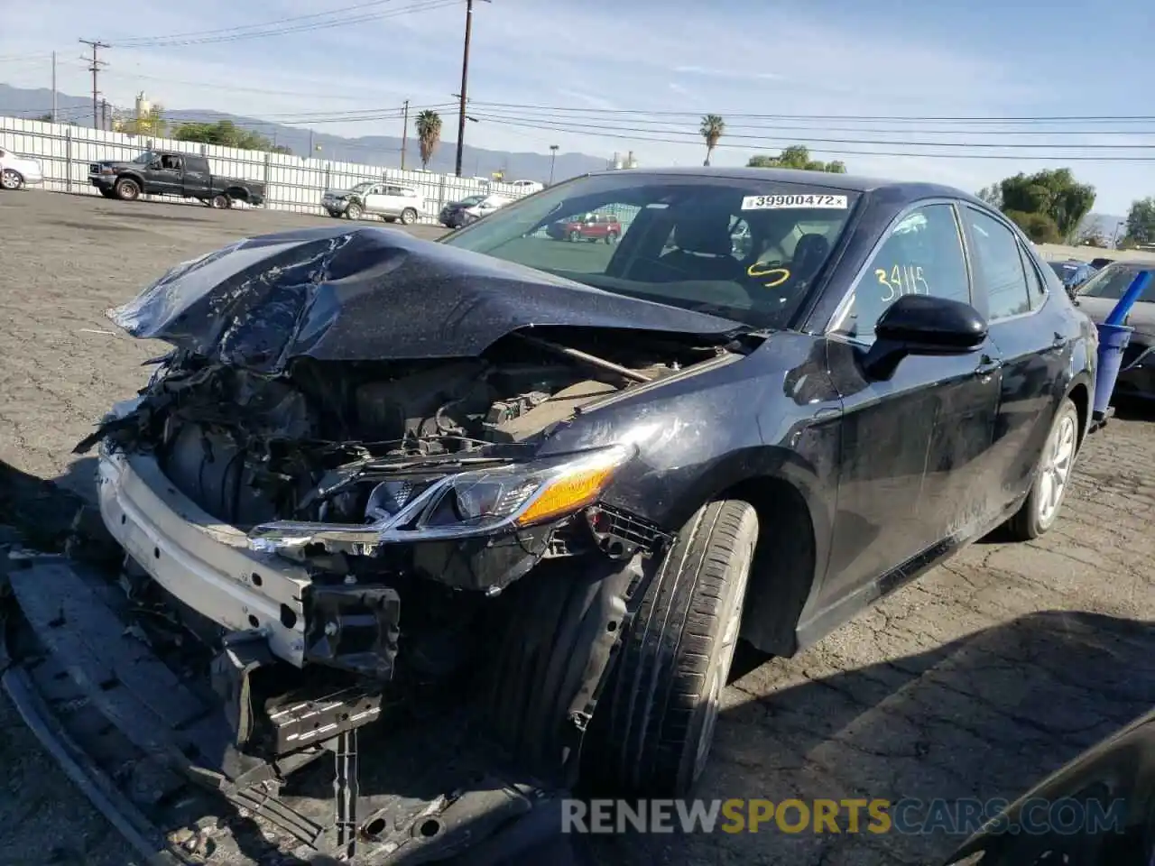 2 Photograph of a damaged car 4T1B11HK3KU238577 TOYOTA CAMRY 2019