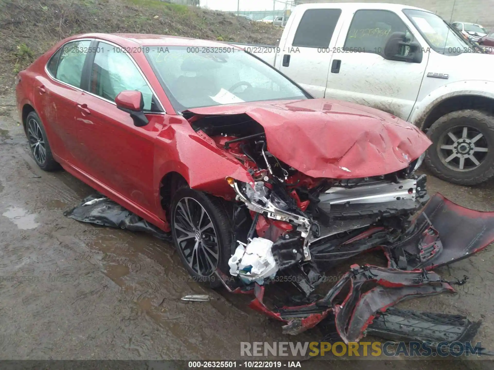 1 Photograph of a damaged car 4T1B11HK3KU238627 TOYOTA CAMRY 2019