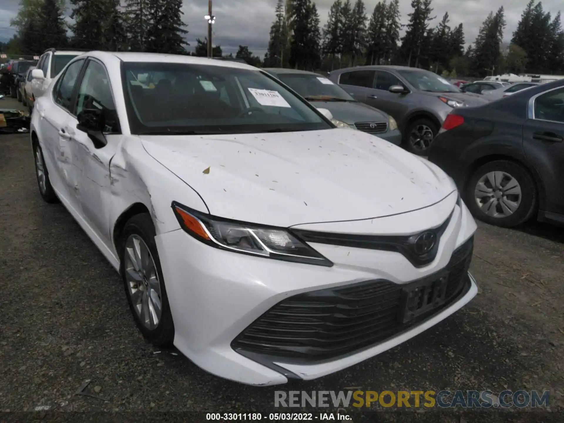 1 Photograph of a damaged car 4T1B11HK3KU238689 TOYOTA CAMRY 2019