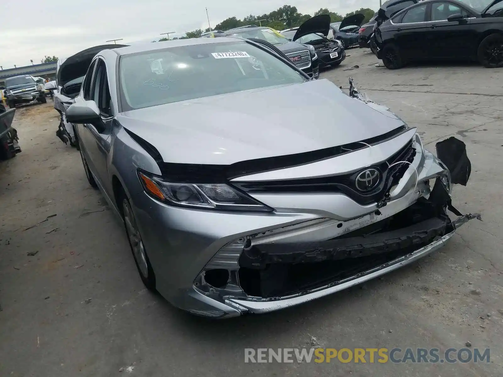 1 Photograph of a damaged car 4T1B11HK3KU238885 TOYOTA CAMRY 2019