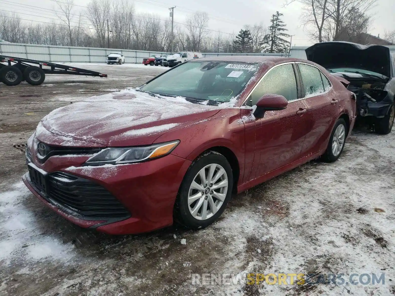 2 Photograph of a damaged car 4T1B11HK3KU240605 TOYOTA CAMRY 2019