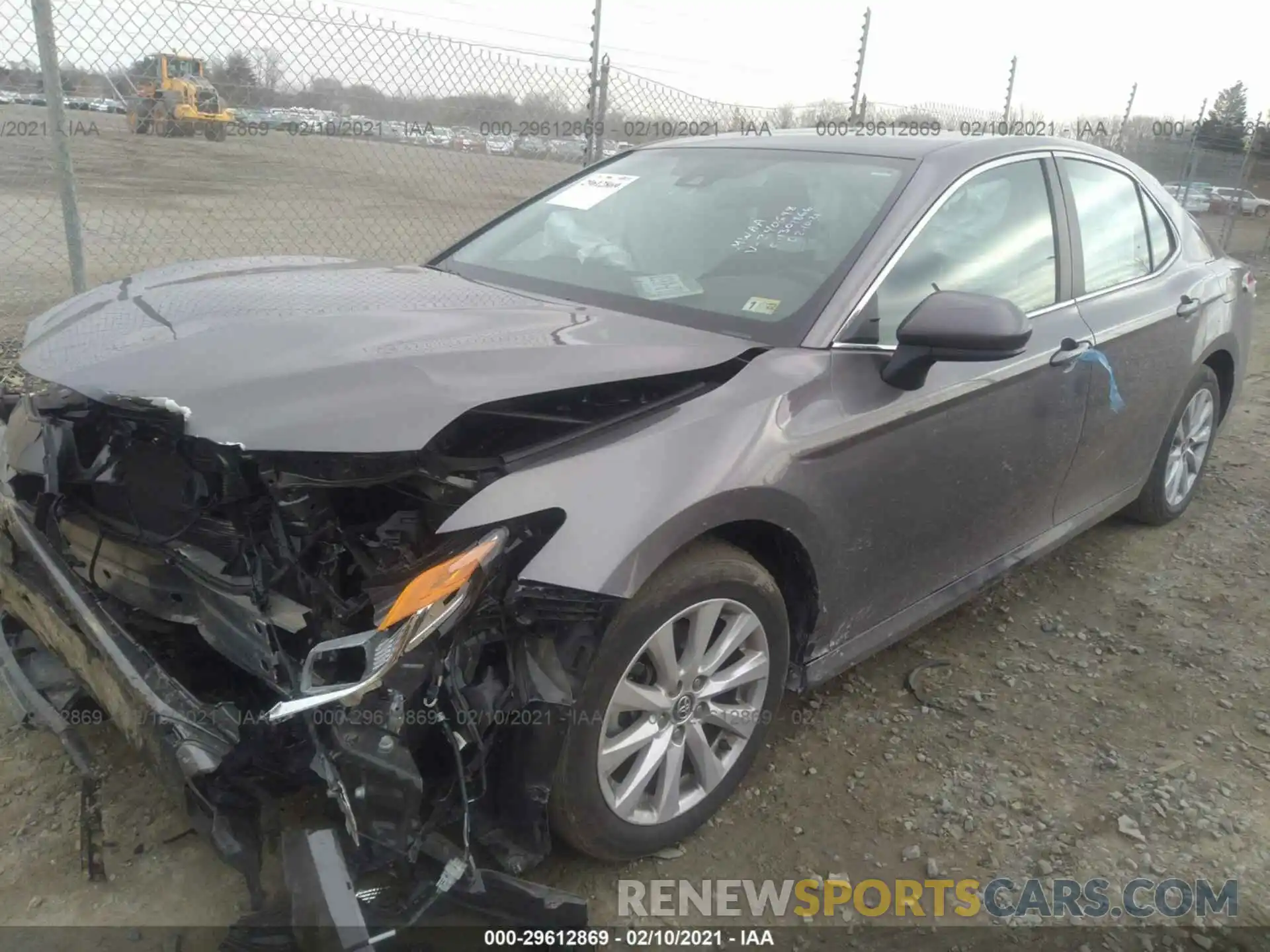 2 Photograph of a damaged car 4T1B11HK3KU240698 TOYOTA CAMRY 2019