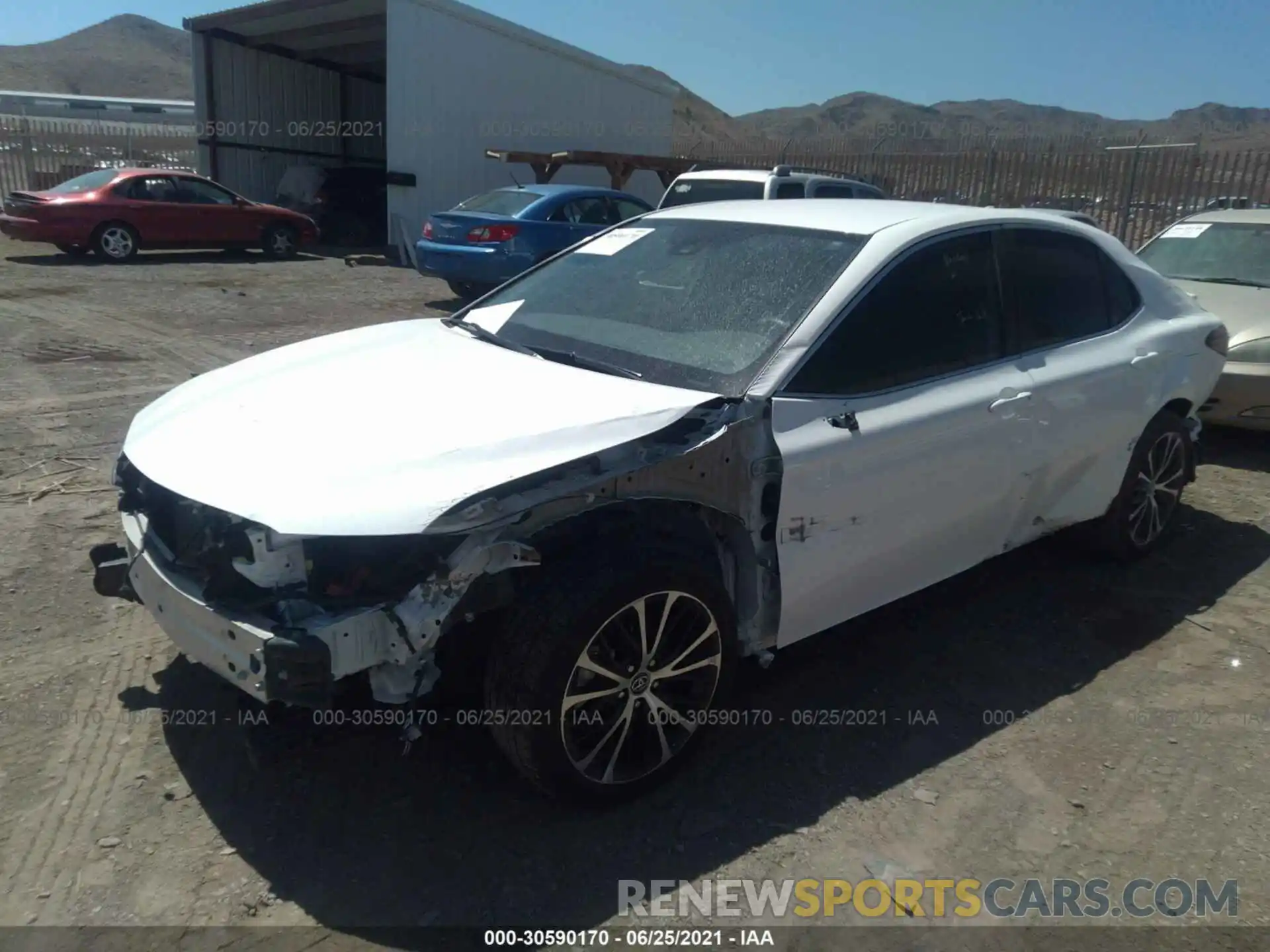 2 Photograph of a damaged car 4T1B11HK3KU240751 TOYOTA CAMRY 2019