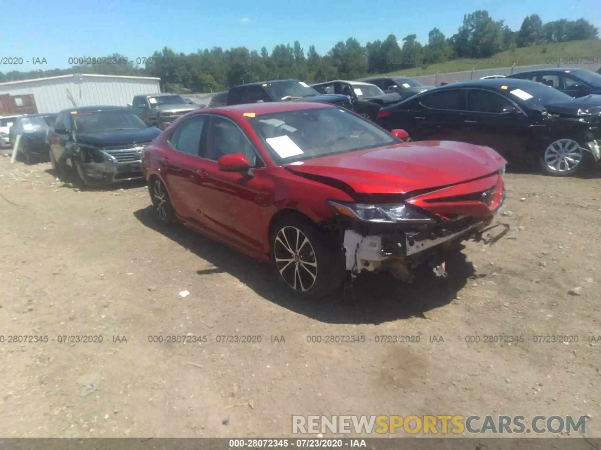 1 Photograph of a damaged car 4T1B11HK3KU241592 TOYOTA CAMRY 2019