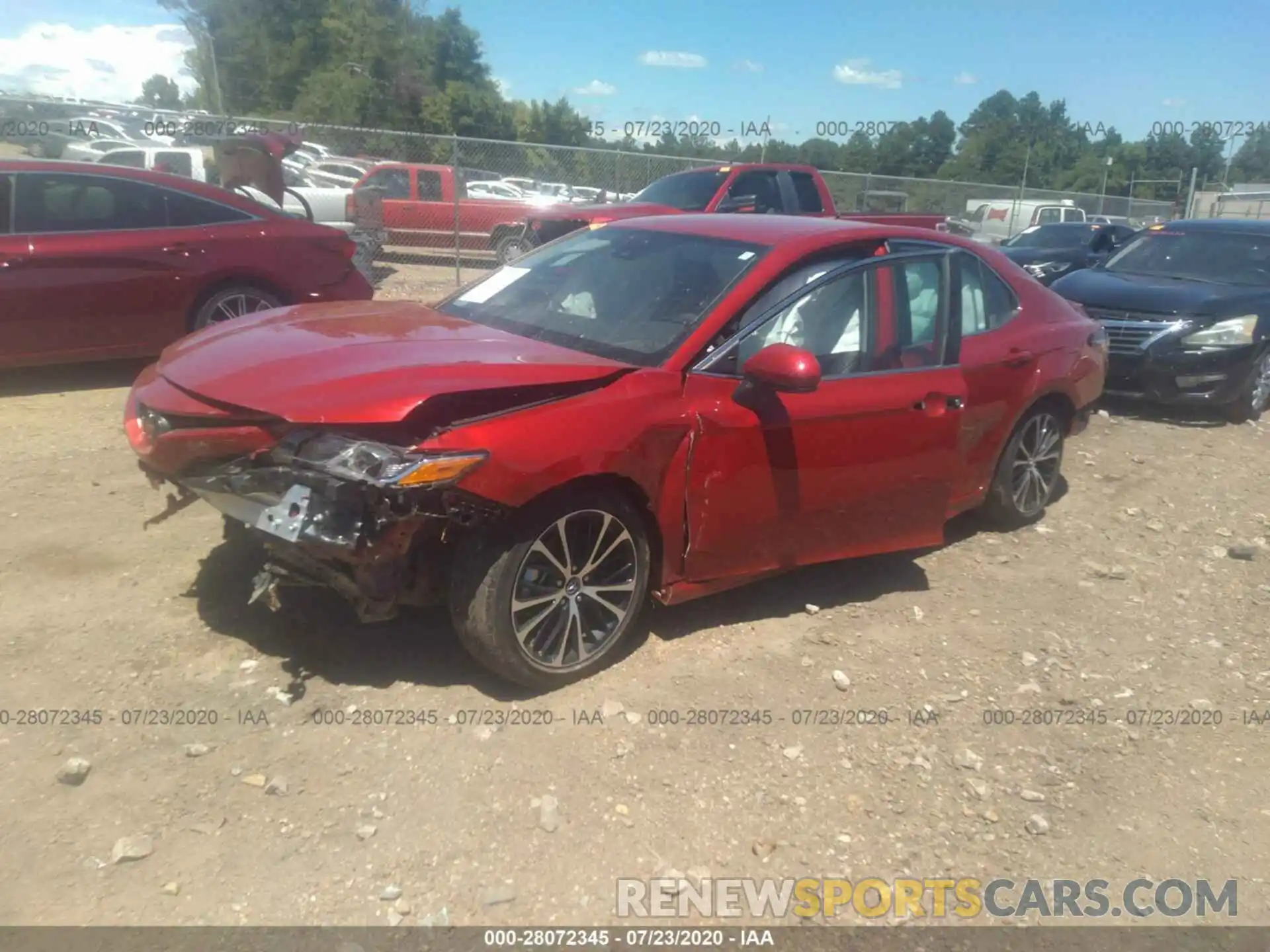 2 Photograph of a damaged car 4T1B11HK3KU241592 TOYOTA CAMRY 2019