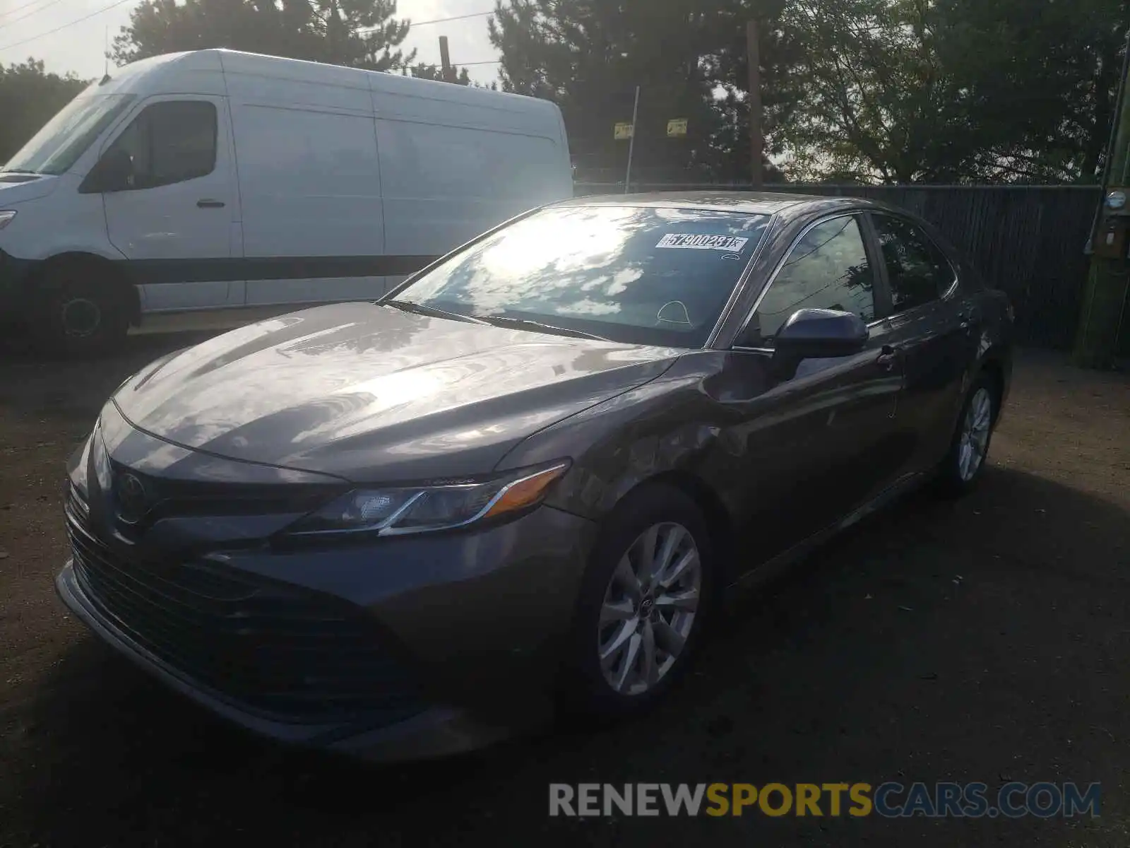 2 Photograph of a damaged car 4T1B11HK3KU243777 TOYOTA CAMRY 2019