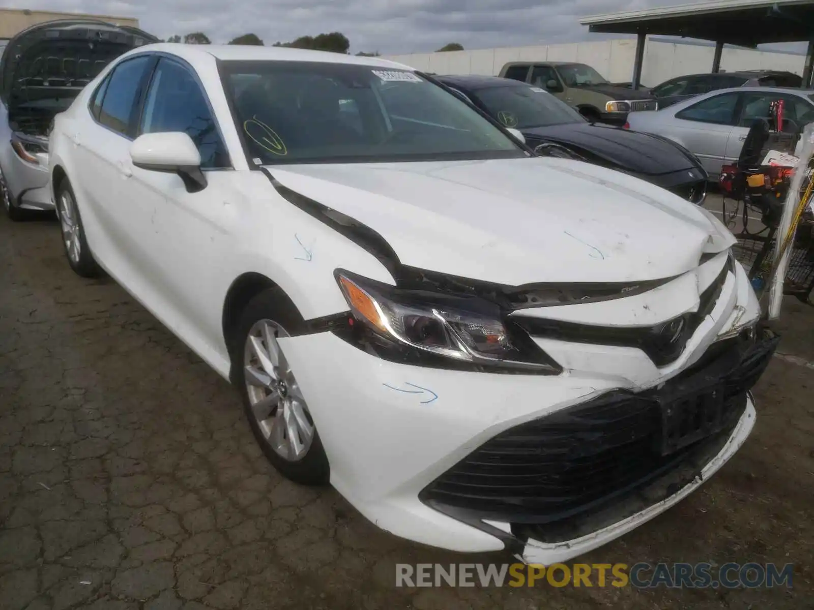 1 Photograph of a damaged car 4T1B11HK3KU243813 TOYOTA CAMRY 2019