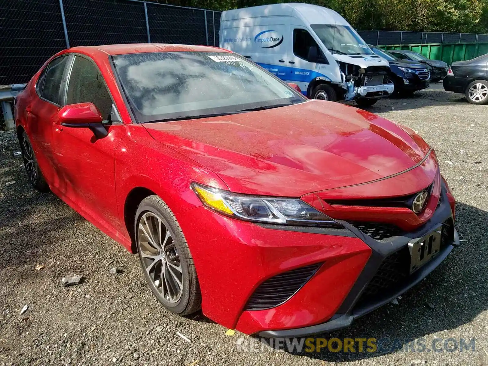 1 Photograph of a damaged car 4T1B11HK3KU245464 TOYOTA CAMRY 2019