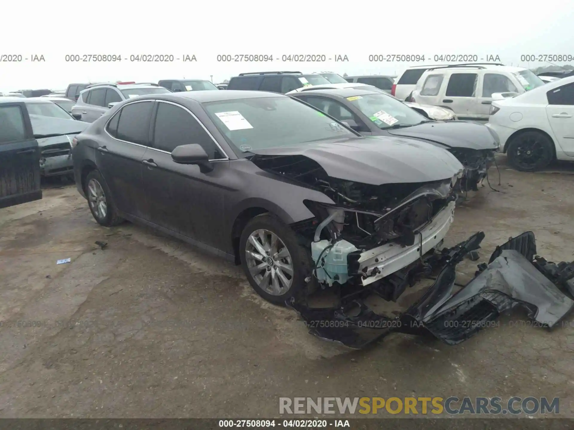 1 Photograph of a damaged car 4T1B11HK3KU246789 TOYOTA CAMRY 2019