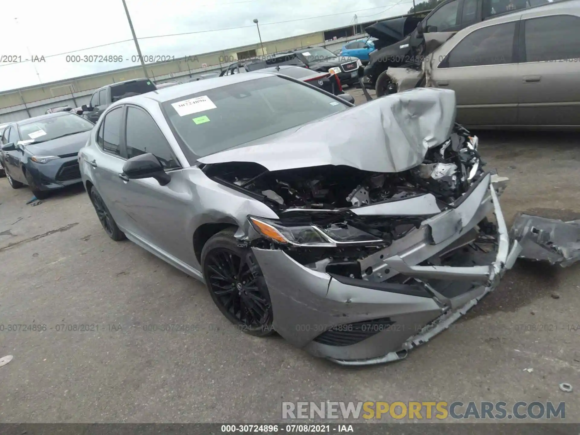 1 Photograph of a damaged car 4T1B11HK3KU247103 TOYOTA CAMRY 2019