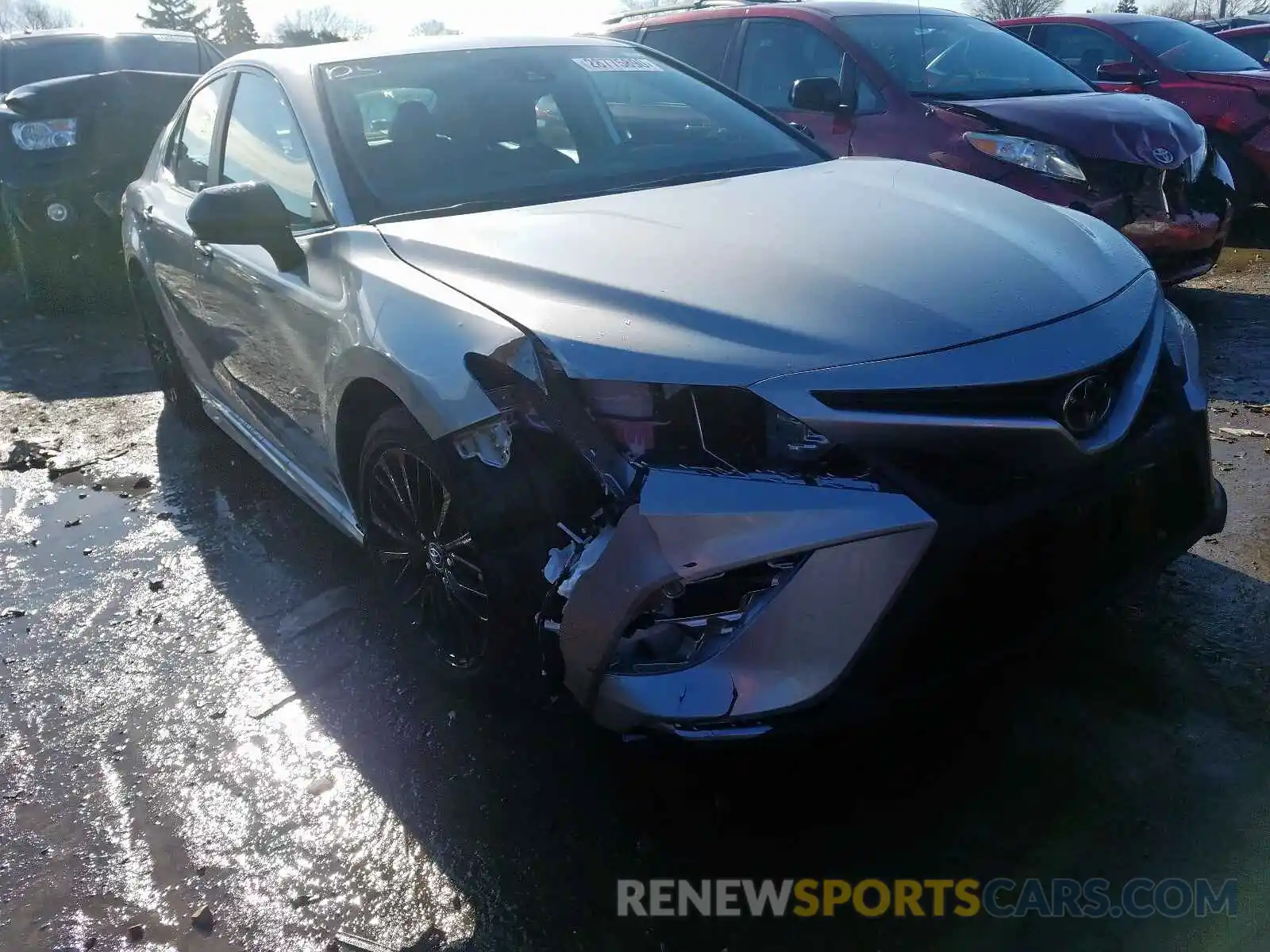 1 Photograph of a damaged car 4T1B11HK3KU247215 TOYOTA CAMRY 2019