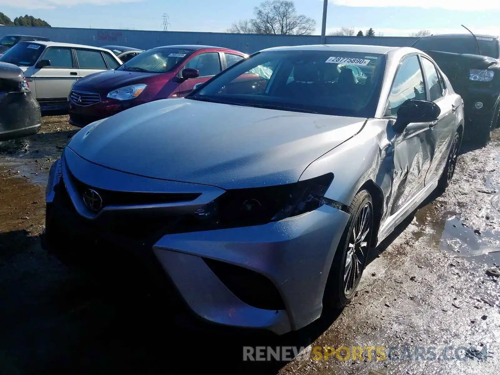 2 Photograph of a damaged car 4T1B11HK3KU247215 TOYOTA CAMRY 2019