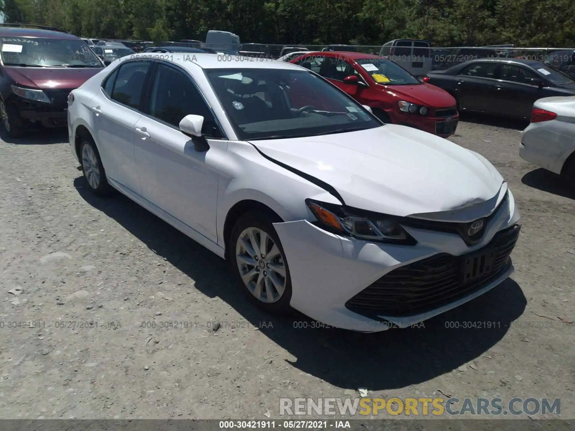 1 Photograph of a damaged car 4T1B11HK3KU247506 TOYOTA CAMRY 2019