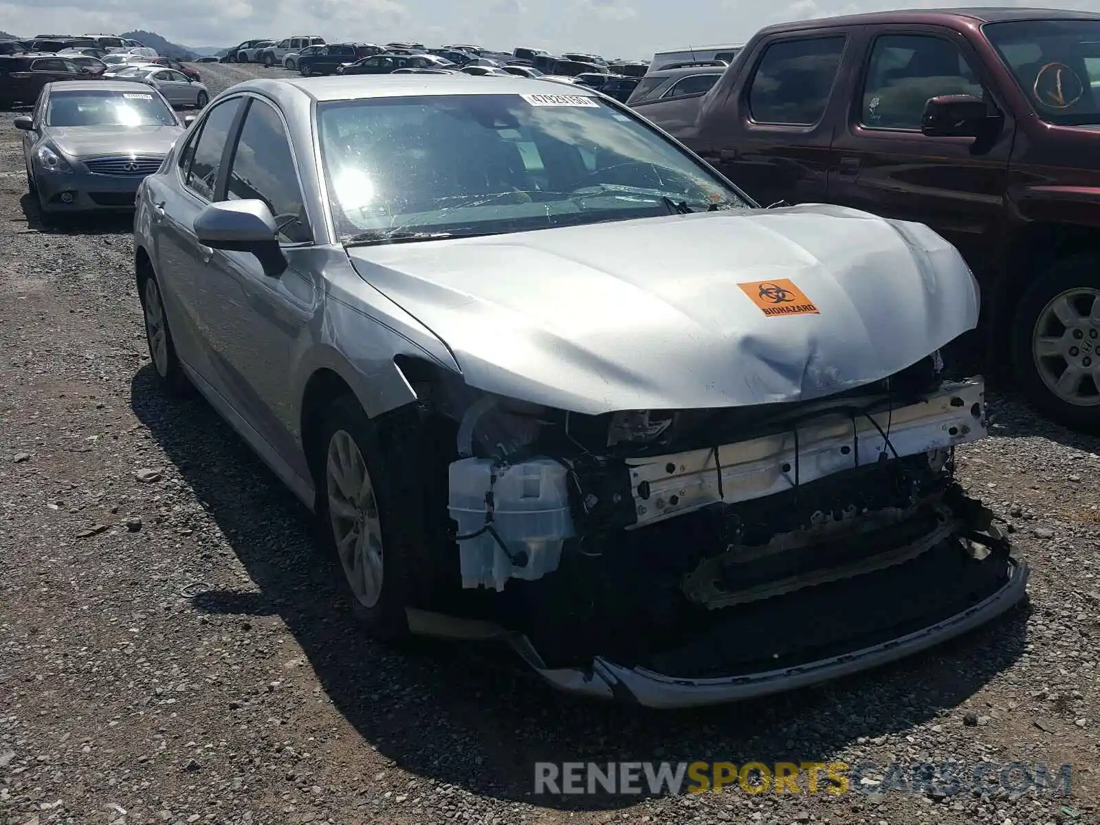 1 Photograph of a damaged car 4T1B11HK3KU247876 TOYOTA CAMRY 2019