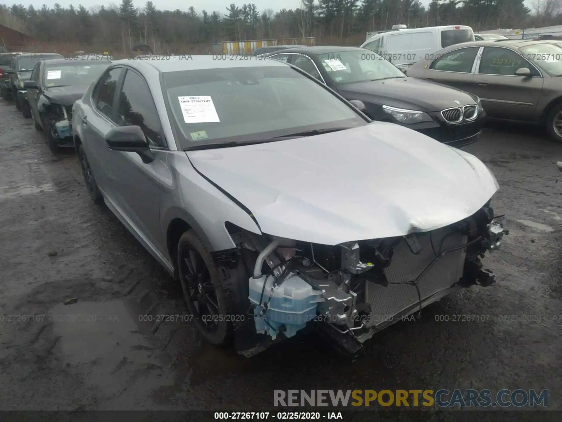 1 Photograph of a damaged car 4T1B11HK3KU248736 TOYOTA CAMRY 2019